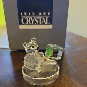 Crystal Bear & Desk Figurine